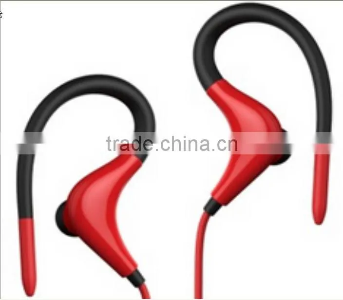 ear hook earbud for mobile phone , ear hook earbud for iphone 6 with mic for wholesales