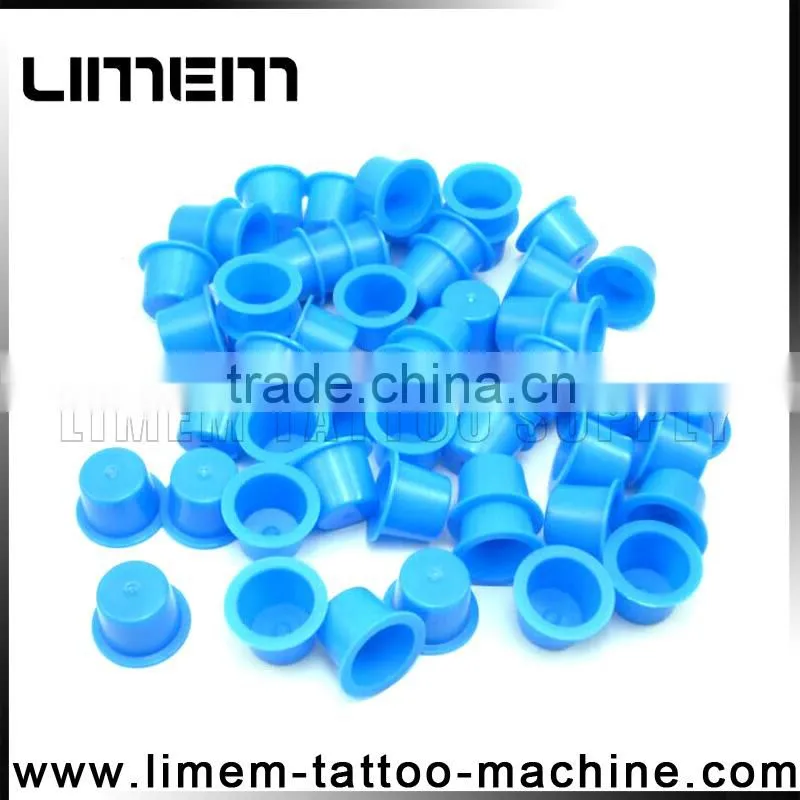 Newest (10mm,15mm,18mm) Clear red Newest (10mm,15mm,18mm) Clear red white and yellow coolr Plastic Tattoo Ink Cups
