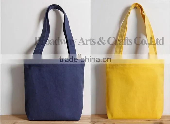 Reusable cotton shopping bags blank cotton tote bag