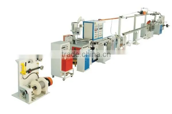GY-65 high precision double axis fluoropalstic wire and cable Teflon extrusion machine
