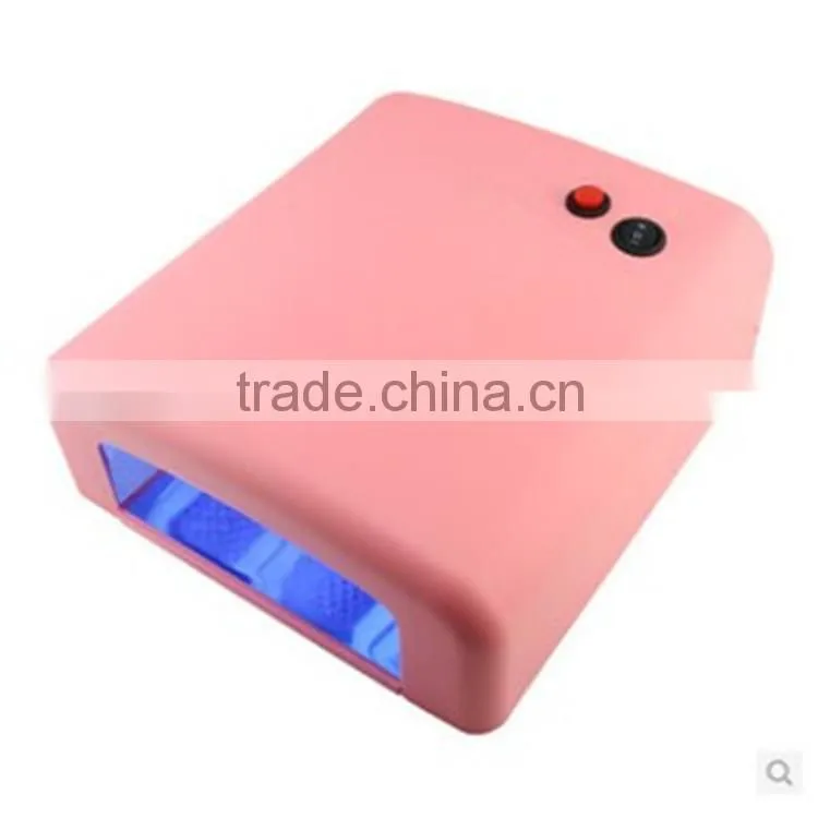 36W automatic timer nail lamp 818 UV nail lamp UV gel nail curing light dryer led nail lamp with 120s timer