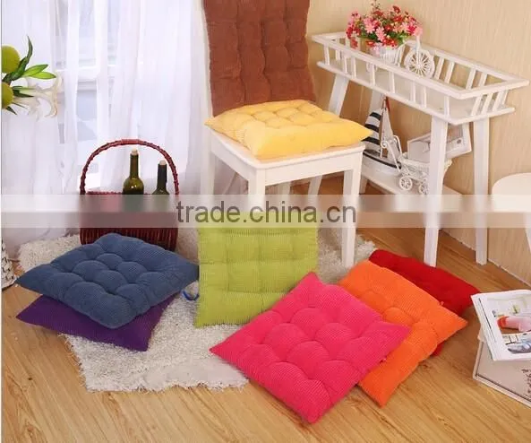 cushion cover with 2 ties rainbow color