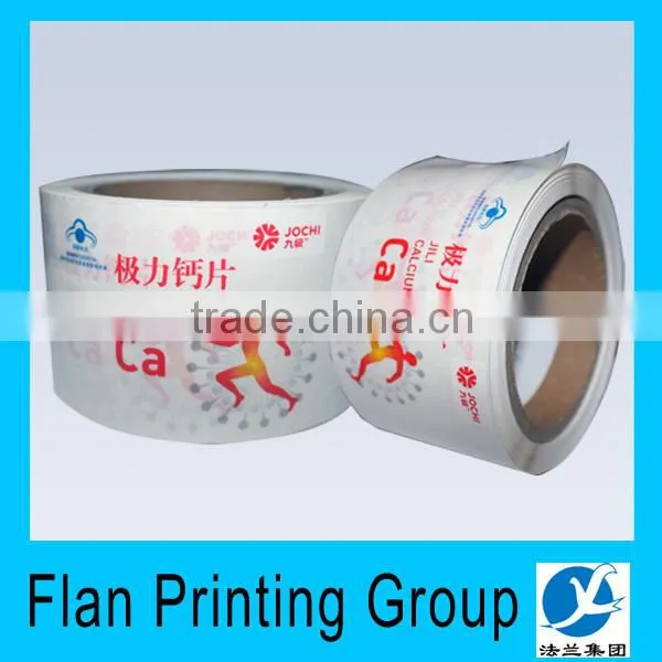 China Transparent plastic sticker with lace flowers and can be removable