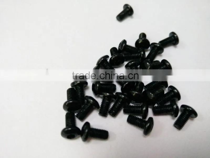 SS016 500pcs/lot Hot Sale Hobby Carbon M3*30mm Hex Button Stainless Steel Screw Price