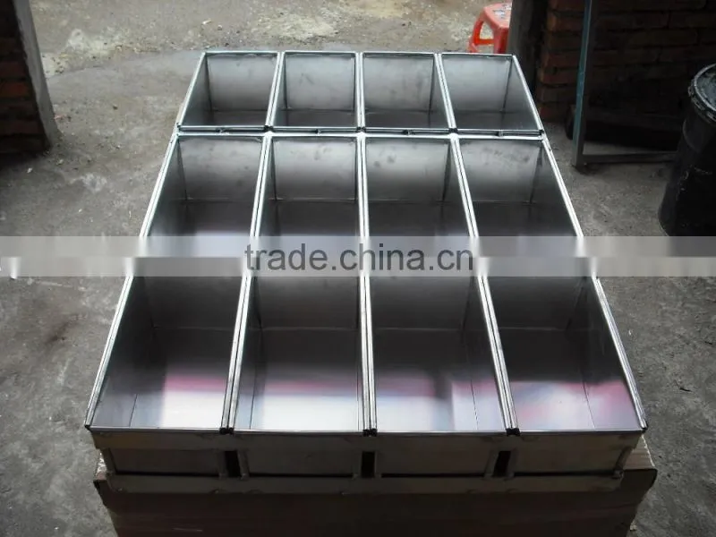 2016 HOT type Aluminum alloy toast box with 5pcs