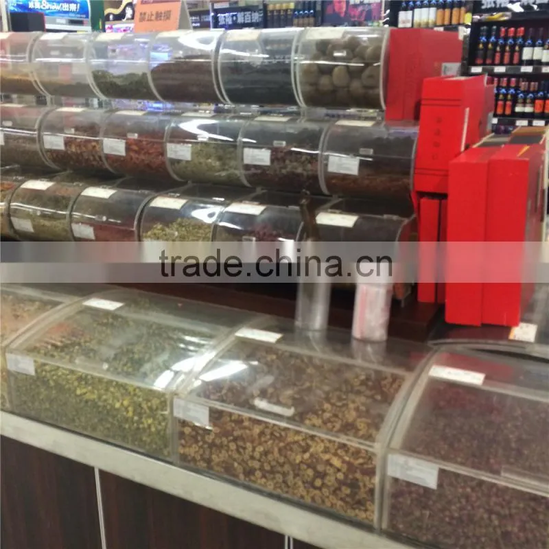 Wholesale retail shop acrylic food display case, acrylic box