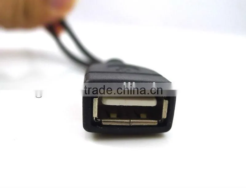 Popular Micro USB Host OTG Cable with USB power Male Female