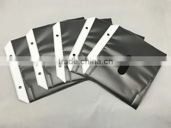 CD Album Index Page with write-on strip for 2-ring albums