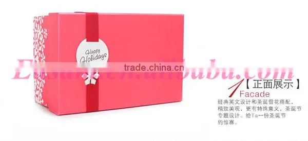 Wholesale gift box snowflake small square shape decorative christmas gift boxes
