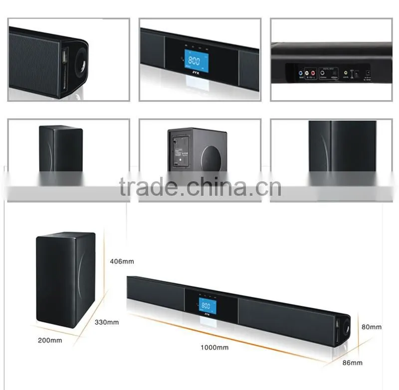2.1 SURROUND SOUNDBAR WITH WIRELESS SUBWOOFER , BEST FOR LED/SMART TV / HOME THEATER SYSTEM