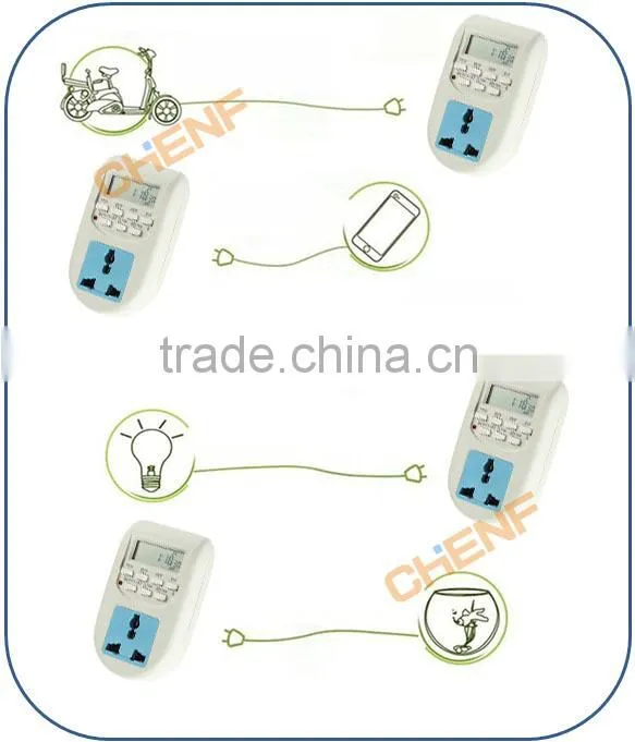 Cheaper Hot Sale New 250V 10A Programmable 7 Days/24 hours Digital Smart Timer Socket