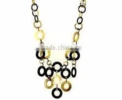 High quality best selling nice lacquered buffalo horn jewelry necklace made in vietnam