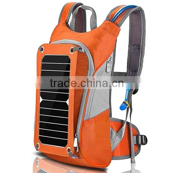 Lightweight Hydration Solar Backpack with 2L Water Bag