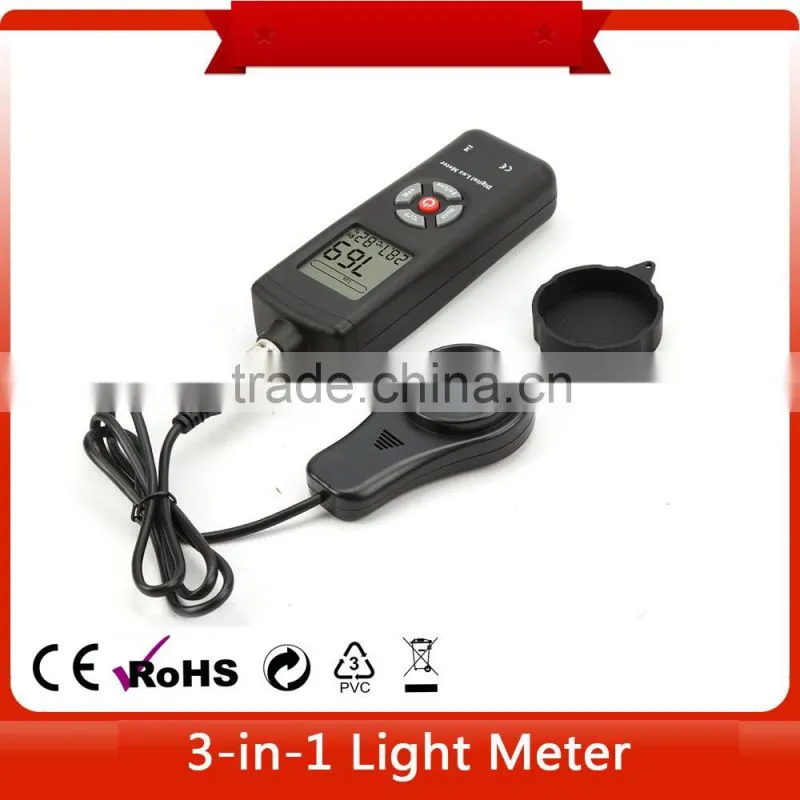High quality temperature humidity 0~200,000 lux meter LED TL-601