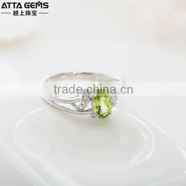 Narutal gemstones ring silver 925 ring fashion designs