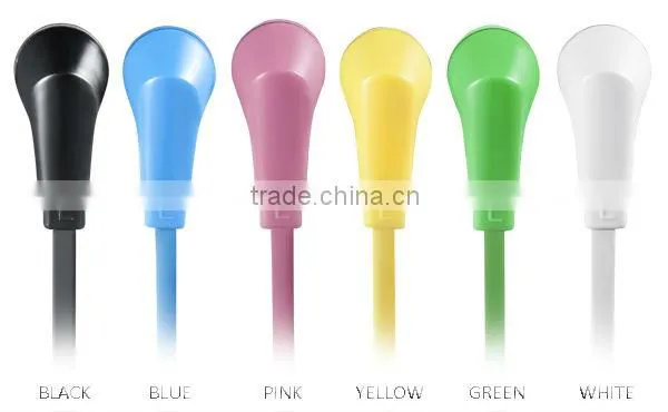 Wallytech WHF-119 Colorful Earphone with Microphone & Volume remote for Samsung Galaxy S4