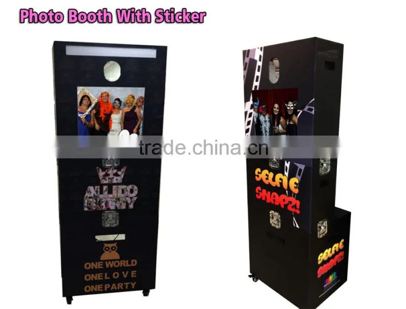 2016 NEW Indoor Application touch screen Photo booth advertising Photo kiosk