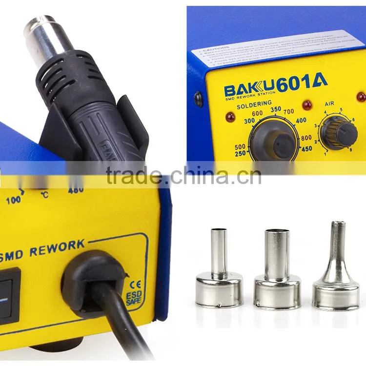 BAKU SMD 2 in 1 hot air rework station (BK-601A rework soldering station )