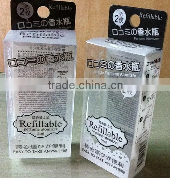 Factory price for clear printing glass wine plastic box