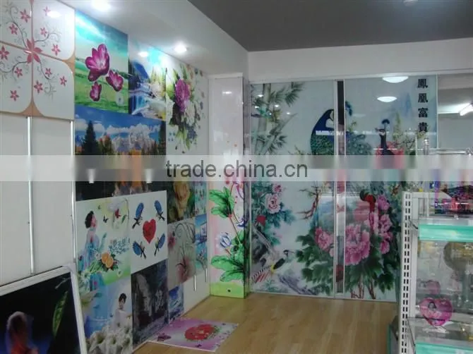 China large format digital UV LED lamp flatbed inkjet printer price