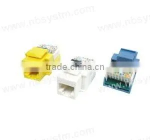 UTP Cat.5e Keystone Jack toolless,90 degree