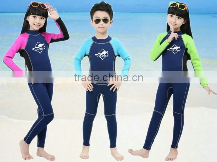 Children Sublimation neoprene Wetsuit keep waterproof