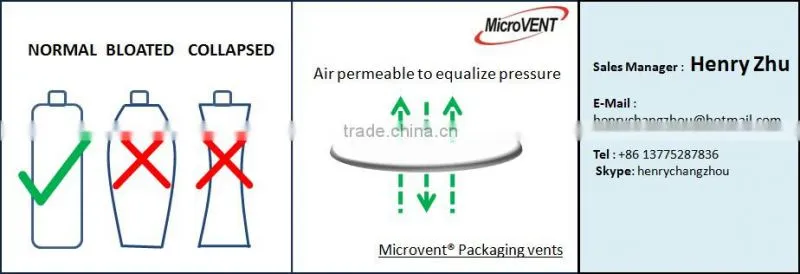 <MICROVENT> breathable PE FOAM Gasket