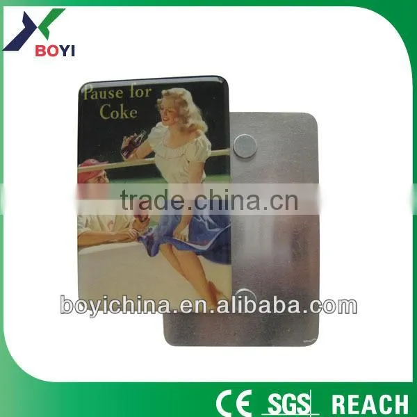 Customized Design Made Aluminum Metal Fridge Magnet
