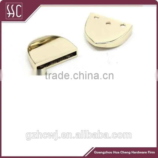 metal triangle zipper end for handbag, metal hardware for bag fittings,fashion bag decoration