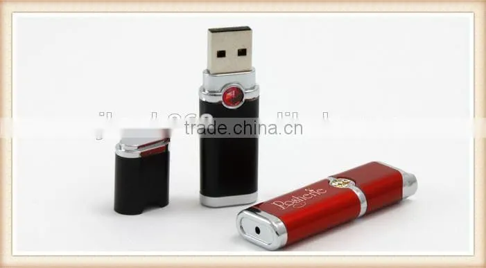 Hot sale plastic lighter shape 2gb usb disk