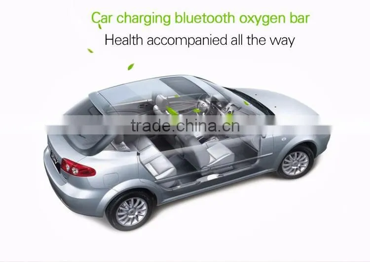 New energy car bluetooth with car charging oxygen bar,car charging bluetooth with headset