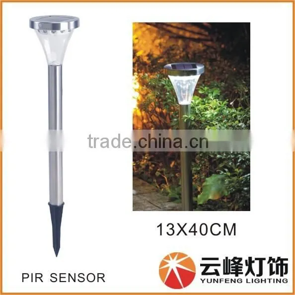 stainless steel solar led outdoor wall light solar wall light PIR solar wall light