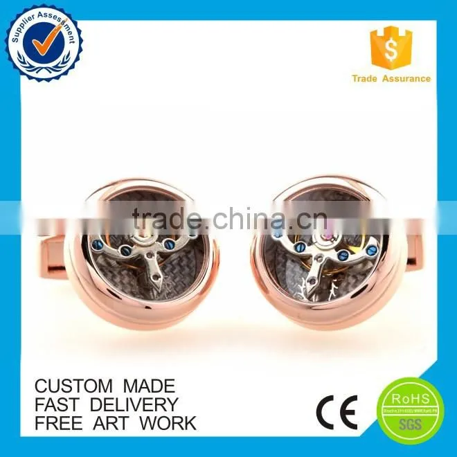 2016 Top Selling Tourbillon Movement Cufflinks For Men