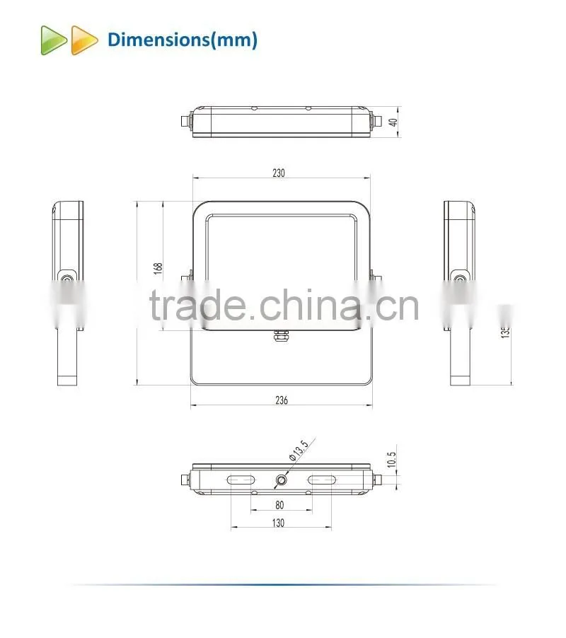 Competitive price outdoor led light Die Casting Aluminum 30W LED flood light