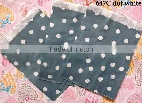 Customized Kraft Chevron Paper Treat Bags for Wedding Party