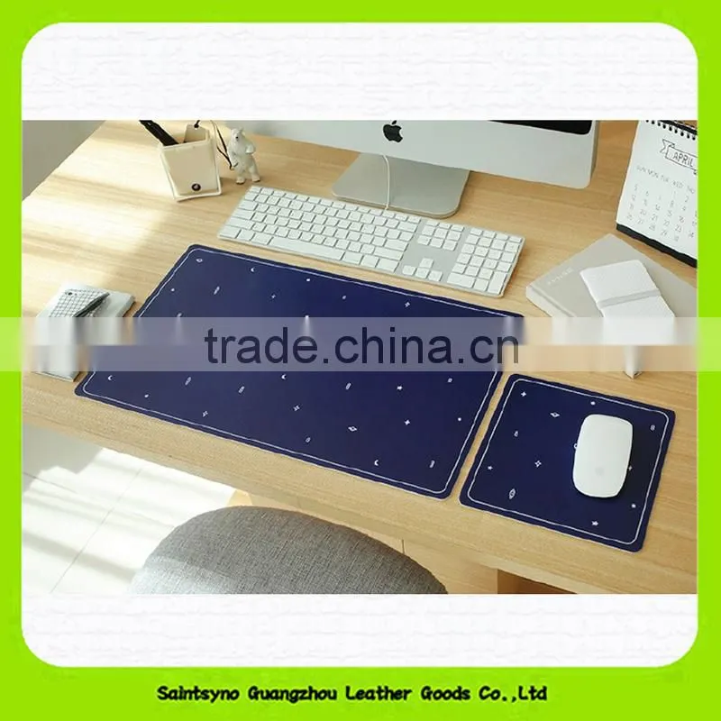 15007 wholesale leather mouse pad with custom printing logo and desk mouse mat
