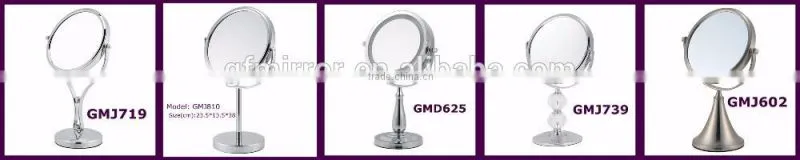 Portable Small Desktop Decorative makeup Side mirror