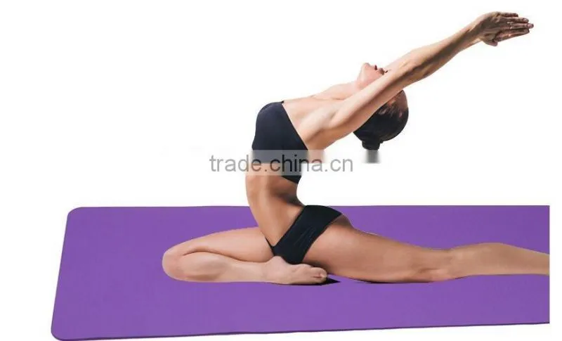 Wholesale Custom Print Anti-slip Gymnastics TPE Mat for Yoga