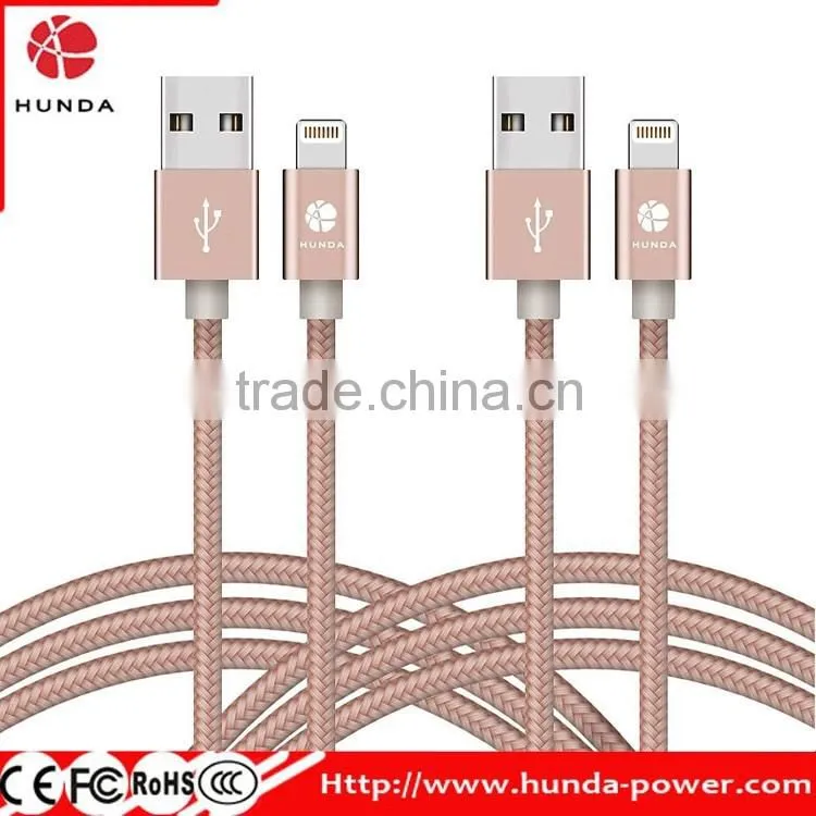 Durable and 2.4A high speed 3.3ft MFI Certified 8pin to USB Charge and Sync Cable