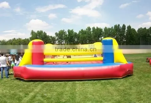 2016 cheap PVC inflatable wrestling ring for kids