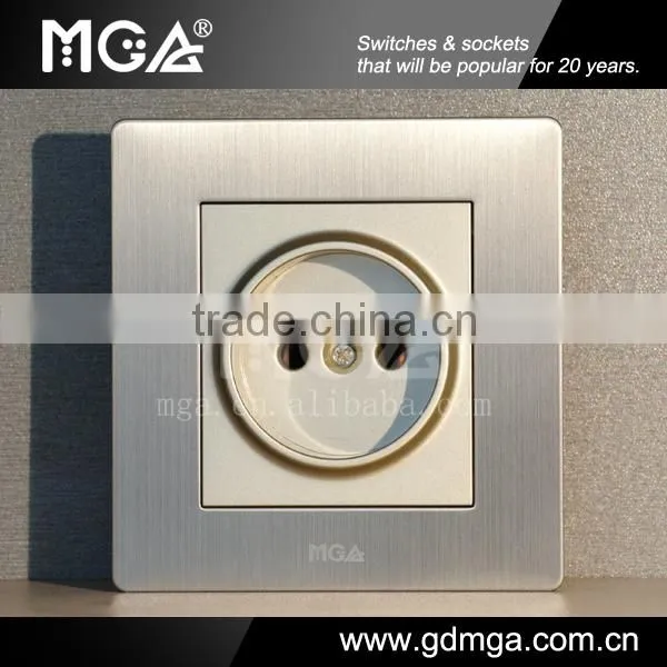 Metal 16A European standard socket
