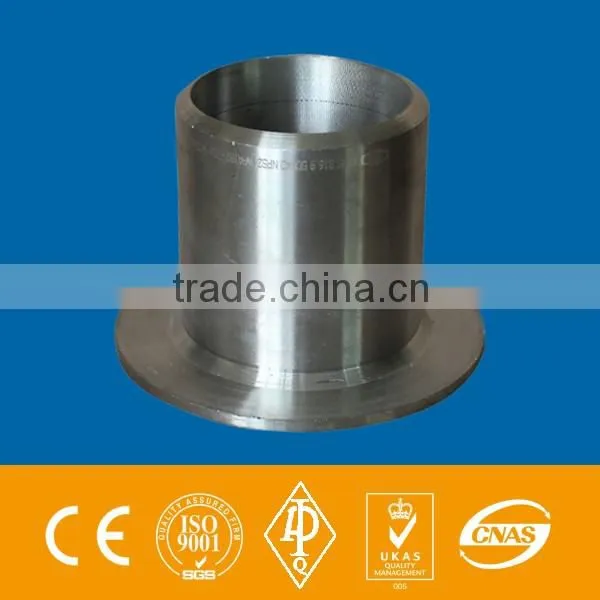 Stainless steel stub end for flanges and pipes