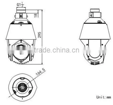 Hikvision DS-2DE4220IW-DE 2.0MP 20X Zoom 360 Degree Mini Dome IP Camera PTZ