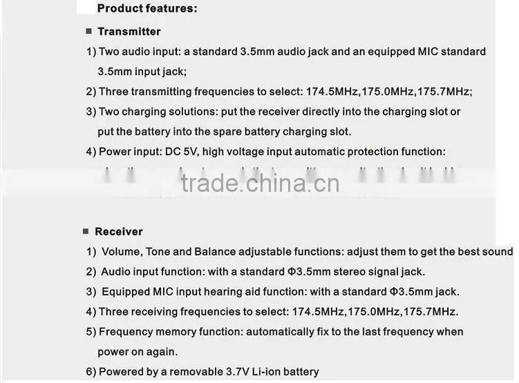 Best new 2.4GHZ stereo/mono swith digital wireless hearing aids assisting earphones/digital TV listners/TV easy/TV ears/TV ease
