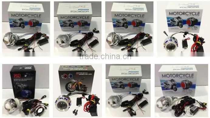 2.5HQC Aluminum alloy motorcycle hid projector headlights