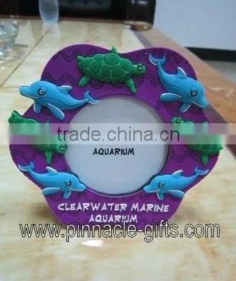 soft pvc 3D key chain photo frames