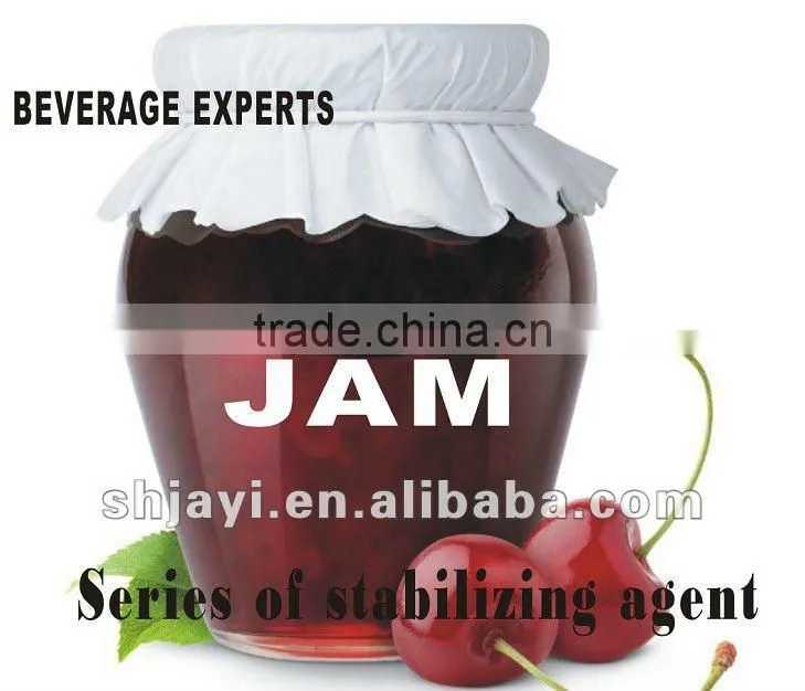 Jam with honey stabilizing agent