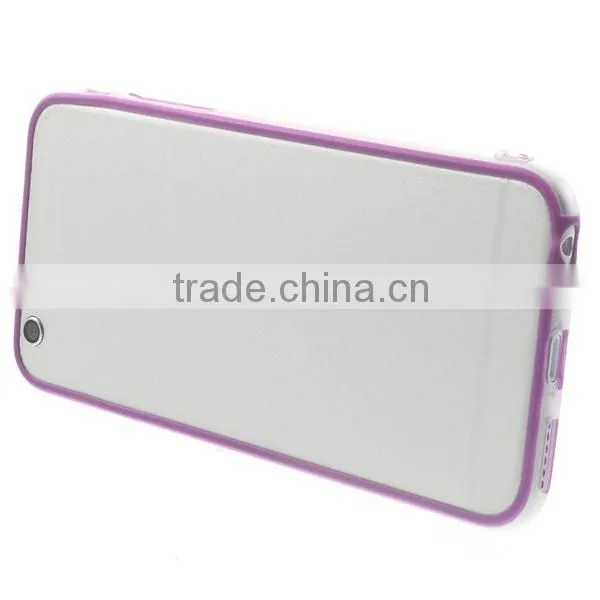 For Apple Iphone Bumper Case, Ultra Slim PC+TPU Plastic Bumper Case for iPhone 6