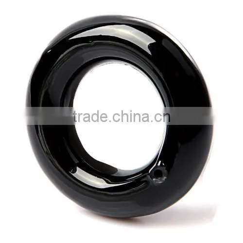 Black Round Weight Power Swing Ring for Golf Clubs Warm up Training Aid