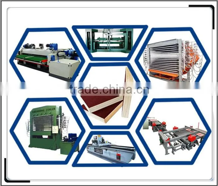 spindle Veneer Peeling Machine For Wood / rotary peeling and cutting plywood machine